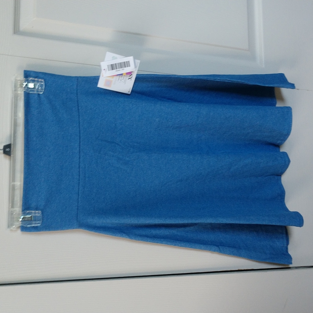 New Lularoe Azure Skirt cobalt blue xs